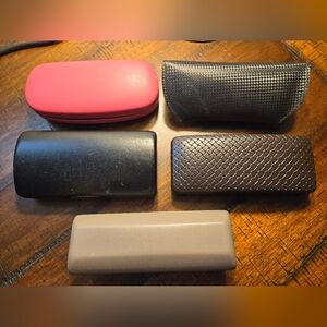 Lot 5 Eyeglass  Cases Hugo Boss,Cole Haan,Ray Ban,Juicy Couture,BCBG Maxzaria